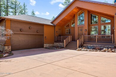 Large covered front deck