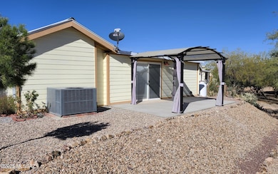 Rear patio and pergola