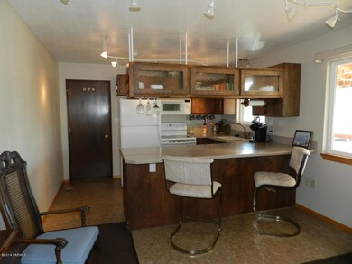 Kitchen with Corian Counters