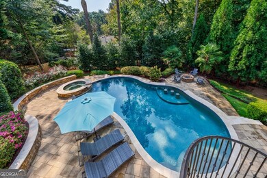 Beautiful Saltwater Pool in a lush, private backya