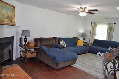 Living space view from kitchen