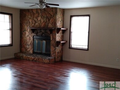 Second fireplace in home is located in third bedro