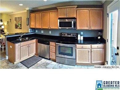 Beautiful cabinets, granite, and stainless applian