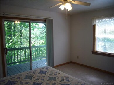 Master bedroom door to covered deck