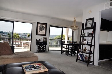 Living / dining room area looking out the first fl