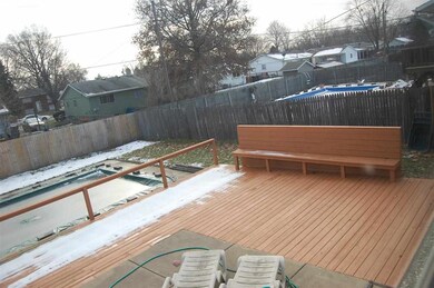 DECK HAS BEEN POWER WASHED AND RE-STAINED - THIS I