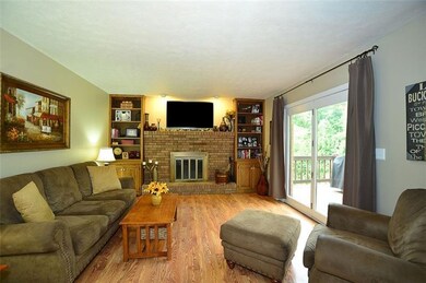 Main floor Family Room features neutral wall palle