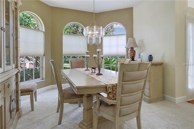 Formal Dining Room includes Pleated Shades on Bay 