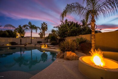 Stunning Sunsets by Gas Firepit