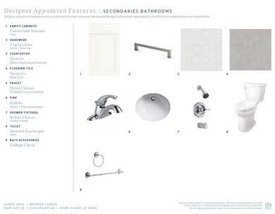 secondary bath selections