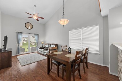 Breakfast room open to great room.