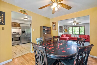 Another view of the dining room.