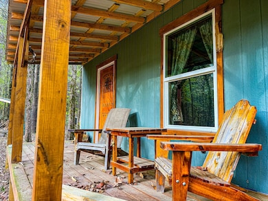 View of wooden porch