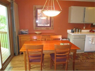Dining room that leads to nicely sized deck- perfe