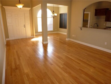 view from corner of living room.