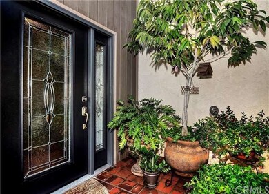 Leaded Glass front door and sidelight