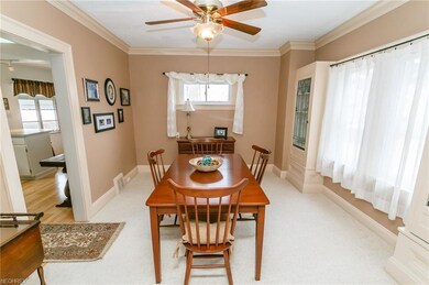 2129 Elbur Rd. Dining Room with built in china cabinets