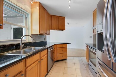 Kitchen with stainless appliances