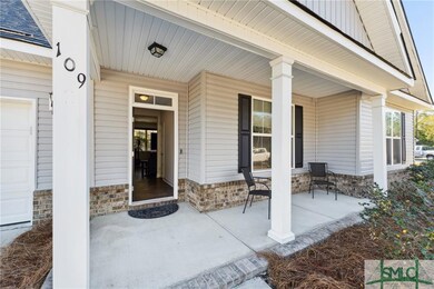 Plenty of room for front porch sitting