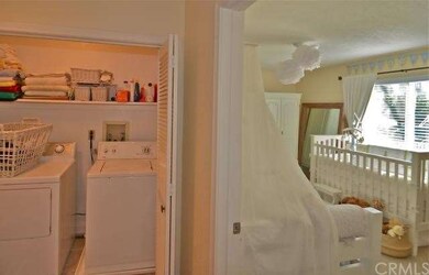 Laundry space includes washer & dryer.