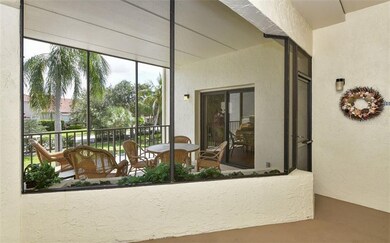 Front enclosed private lanai.