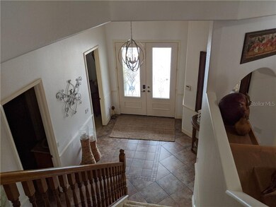View of Entry Hall from staircase.