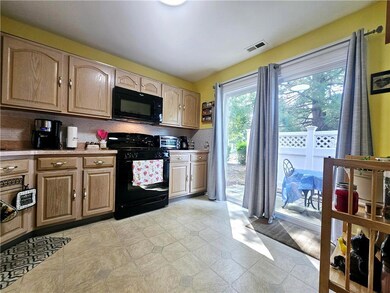 Kitchen toward slider/patio