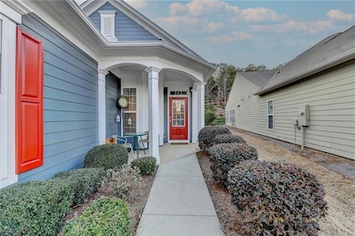 Entrance to property with a porch