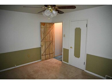 Master Bedroom. Hand painted doors.