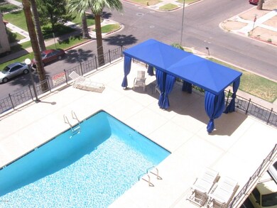 Right below your balcony