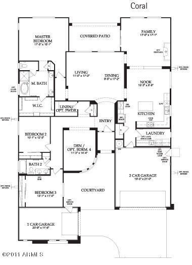 Coral Model Floor Plan