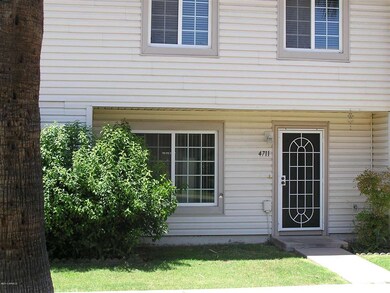 Front of townhome