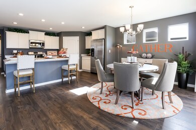Model home pictured- features and options will var