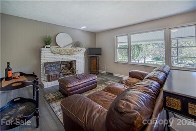 Natural light fills the living room.