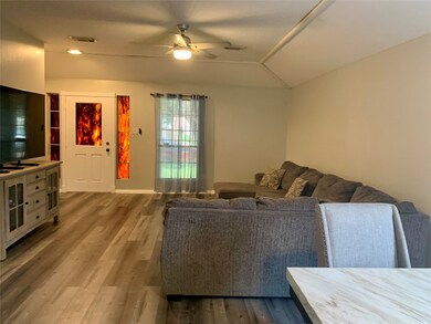 View from dining area toward the front door.