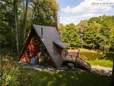 Overlooking a pond and situated high atop Howard's