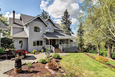 Beautiful flower beds and landscaping