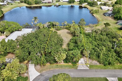 Straight on aerial view