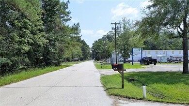 View down the street away from Hwy 59