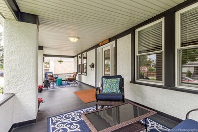 Spacious front porch.