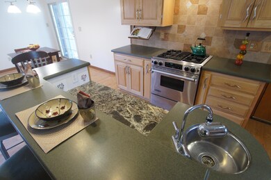 Kitchen island and DR table