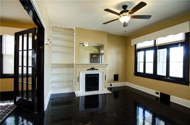 Built-ins and bright windows!