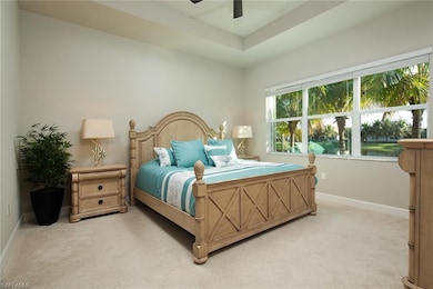 Master bedroom with a view