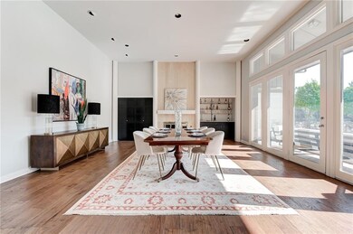 Formal Dining or Living Room with bar