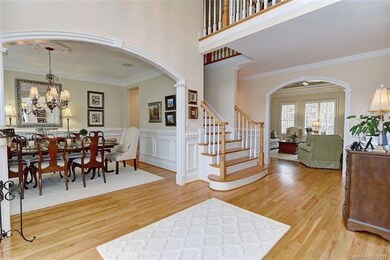 Dining Room with extensive molding and built-in sp
