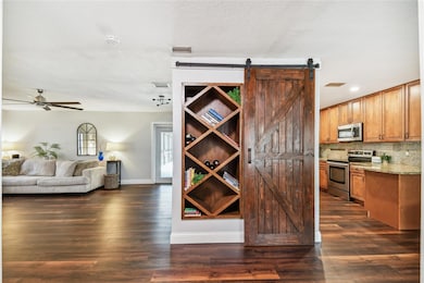 Foyer with Wine Closet