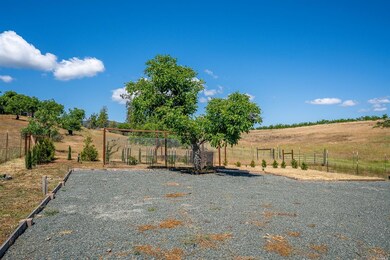 Garden beds, manual sprinklers with timers, fenced