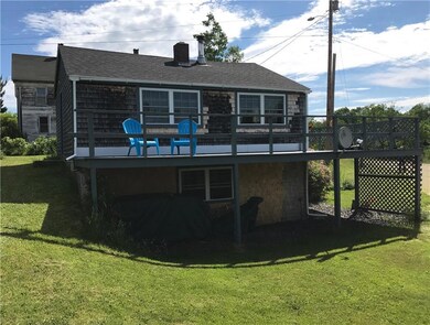Exterior Back with private deck...