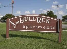 Community sign with a yard