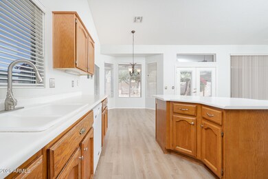 Newer plank style flooring